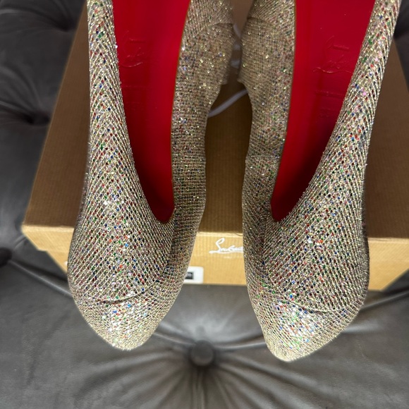 *SOLD* Christian Louboutin glitter pumps size 39.5 - Picture 7 of 13